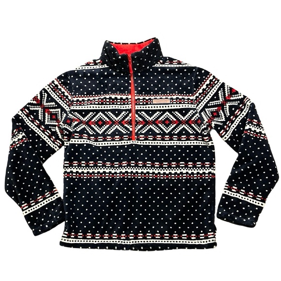 Vineyard Vines Other - ❄️ Vineyard Vines Men’s Half Zip Fleece | Size S | Red, White & Blue Pattern